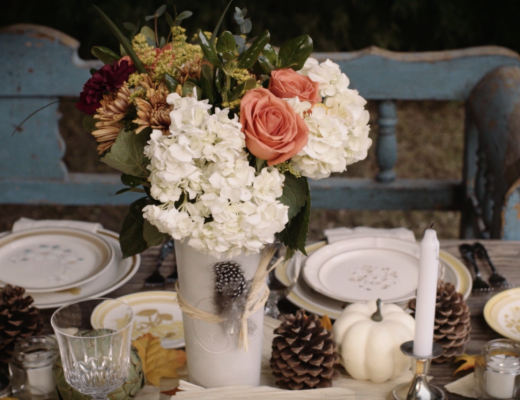 DIY Jewel Tones Vase