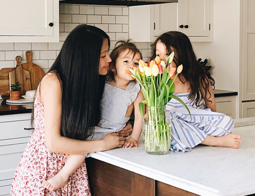 Tabletop Tulips with Family