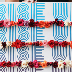 How to make your own protest sign floral 300x300