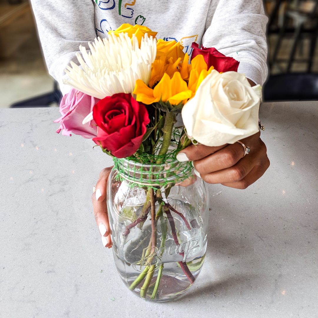 Arrange Flowers With The Mesh Bag Trick Bouqs Blog