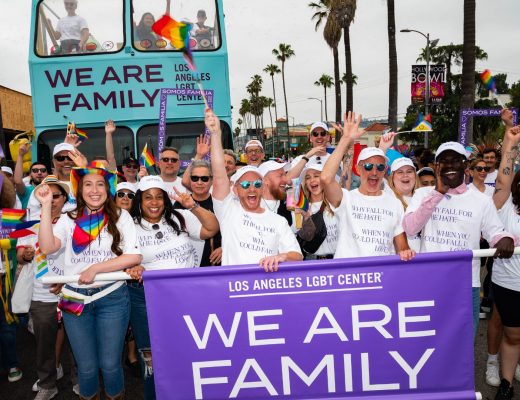 Shot of the LA LGBT Center Pride Parade