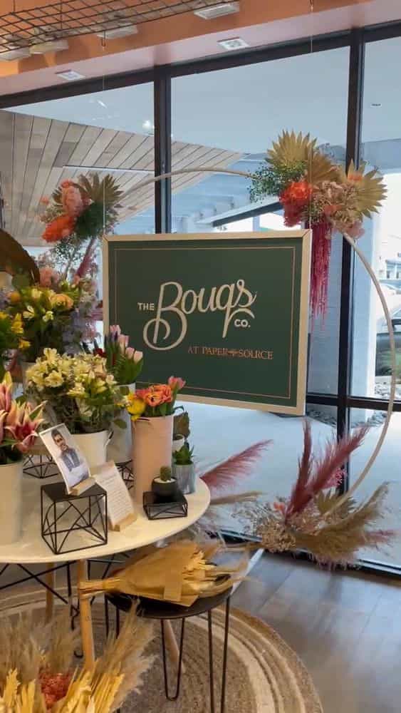 The Bouqs Co. window display