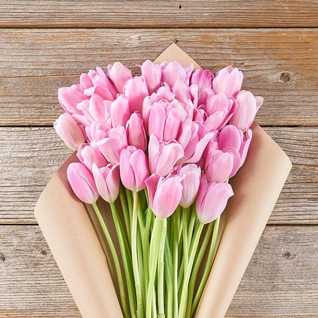 Light Pink Tulip Flower Bouquet The Bouqs Co.