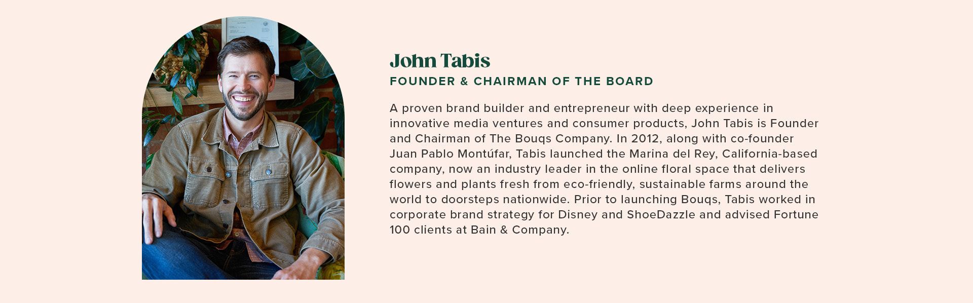 John Tabis, Founder and Chairman of the Board