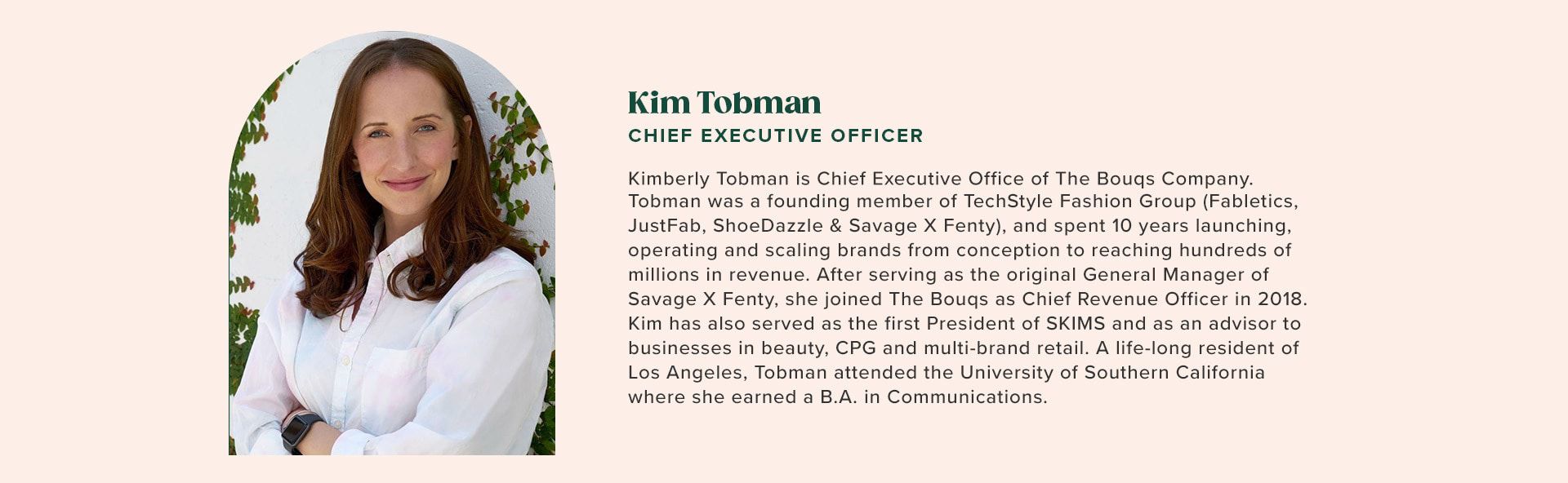 Kim Tobman, CEO