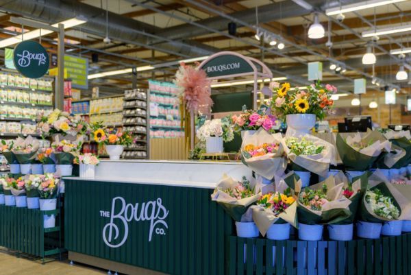 San Diego Bouqs Flower Shop counter