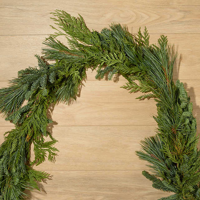 Evergreen Joy Fresh Garland