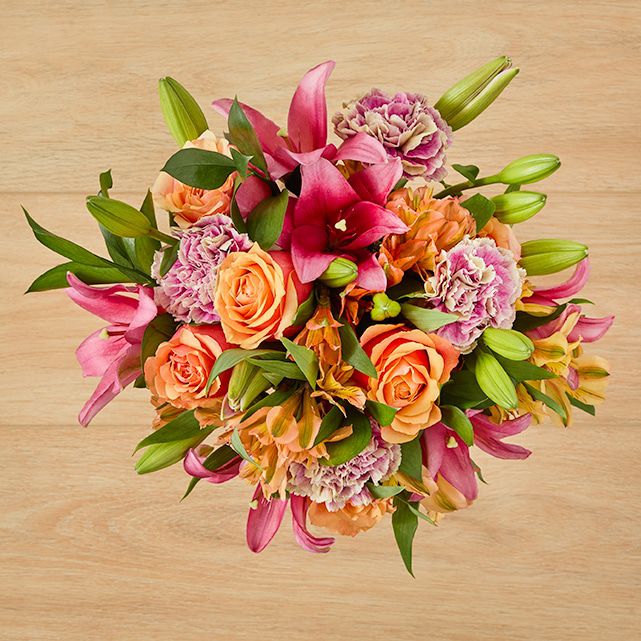 Mixed Lilies, Carnations, Roses & Alstroemeria - The Bouqs Co.