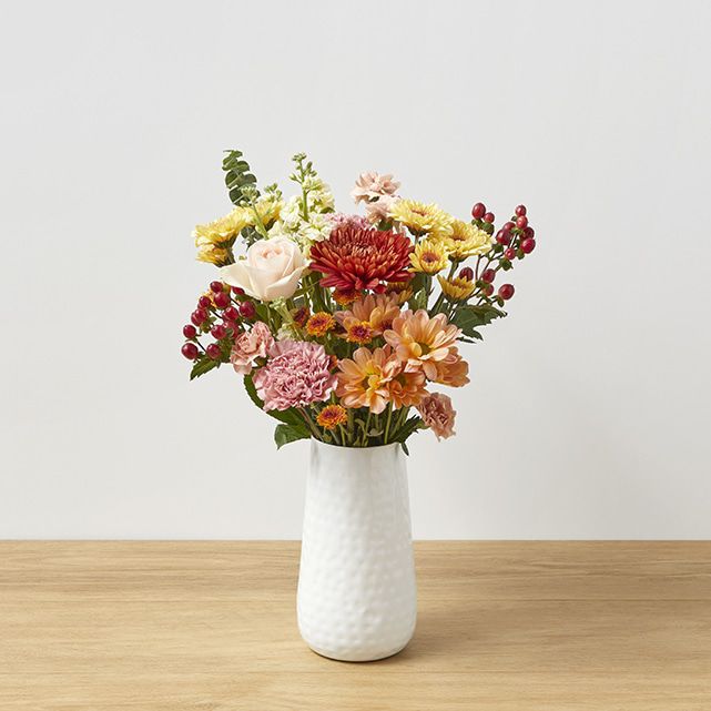 Mixed Fall Bouquet of Roses, Daisies, Carnations - The Bouqs Co.