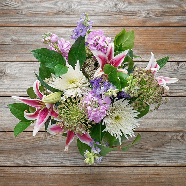 Lily & Queen Anne's Lace Bouquet The Bouqs Co.