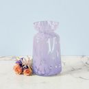 Purple Confetti Glass Vase Included