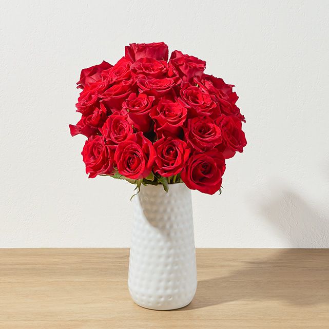 ローズブーケ 赤バラ30本の花束 （バラの花束）赤系