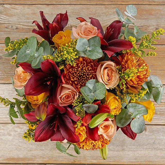 aster wedding bouquet