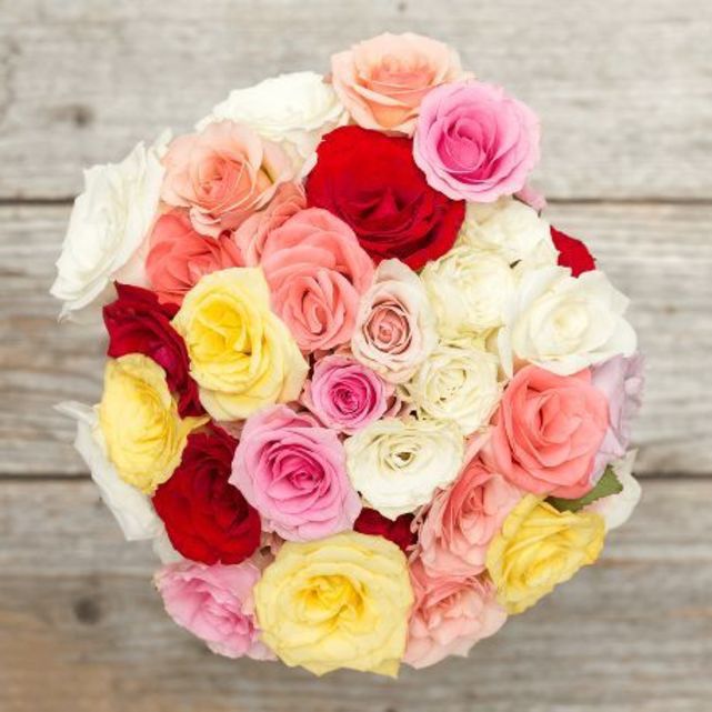 Assorted Sweetheart Rose Bouquet The Bouqs Co.