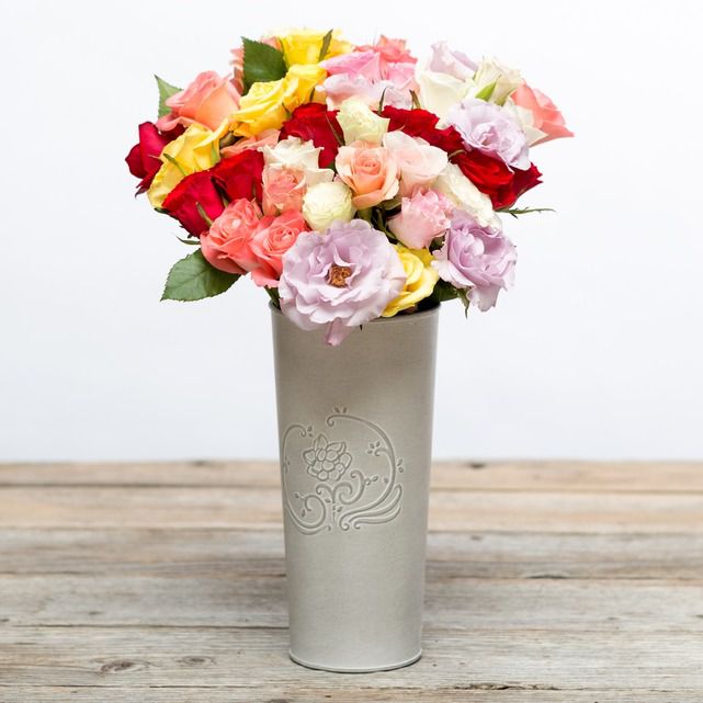 Assorted Sweetheart Rose Bouquet The Bouqs Co.