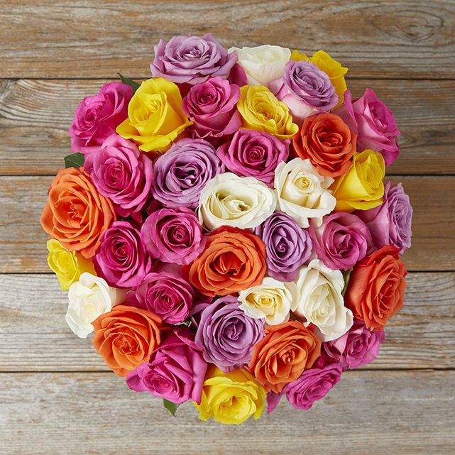 Colorful Rose Mix Bouquet - The Bouqs Co.