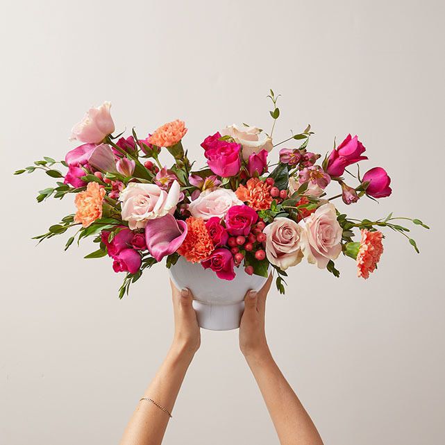 The Strawberry Sorbet Arrangement