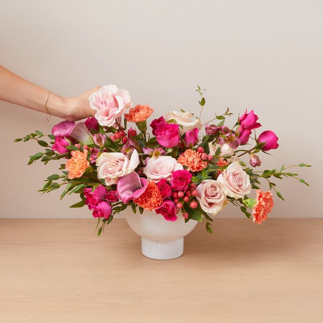 The Strawberry Sorbet Arrangement